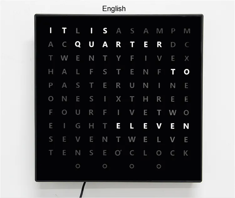 display time as test clock display time as test clock
