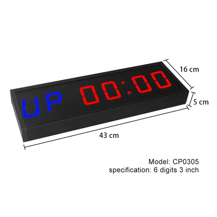 led digital fitness timer